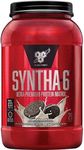 BSN Syntha 6 Whey Protein Powder | High Protein Whey Protein Concentrate, Whey Protein isolate, Milk Protein Isolate & Micellar Casein | 22g Protein, 10g EAAs Essential Amino Acids | 2.91LB, 28 Servings (Cookies & Cream)