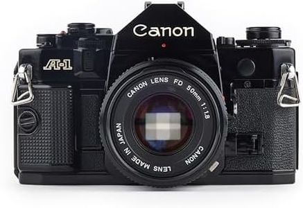 Canon A-1 A1 35MM SLR Film Camera with 50mm 1.8 Canon Lens (Renewed)