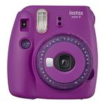 Fujifilm Mini 9 Instant Camera with Clear Accents (Purple)