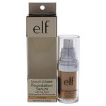 e.l.f, Beautifully Bare Foundation Serum SPF 25, Luminous, Lightweight, Sheer Coverage, Minimizes Pores & Fine Lines, Brightens, Restores, Fair/Light, Dewy Finish, For All Skin Types, 0.47 Fl Oz