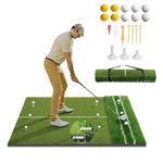 YLPARTCHER Golf Mat,Golf Hitting Mat,Golf Training Mat for Swing Detection,Golf Swing Mat Pratice for Indoor/Ourdoor/Backyard/Garage,Nice Golf Tool(5x4FT 22MM)