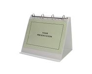 Lansdale A3 Presentation Table Top Flipchart Binder - White