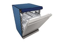 Stylista Polyester Dishwasher Cover for Siemens SN236I01KE, Check Blue