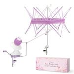 INMAKER Yarn Winder and Swift, Ball Winder and Swift Combo for Crocheting & Knitting, Quick Install Yarn Spinner, Essential Tool for Crafting Enthusiasts
