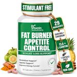 DR VITAMIN SOLUTIONS Fat Burner and Appetite Control Metabolism Booster, Weight Loss Support, and Energy Enhancer – Clinically Tested, Non-GMO (1 Bottle, 30 Capsules)