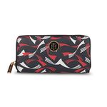 Tommy Hilfiger Mara Womens Leather Zip Around Wallet Navy