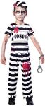 Amscan Boy's Zombie Convict Fancy Dress Costume, Size 11-12 Years