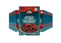 Club House, Dry Sauce/Seasoning/Marinade Mix, Pot Roast, Slow Cookers, 36g, Case Pack 12 Count