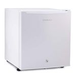 Subcold Eco50 Mini Fridge White | Table-Top Model | Counter-Top Fridge | Solid Door with Chiller Box | Lock & Key | Energy Efficient (50L, White)