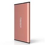 160GB External Hard Drive Portable - Maxone Ultra Slim 2.5'' External HDD USB 3.0 for PC, Mac, Laptop, Chromebook - Rose Pink