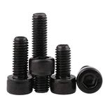 Rpi shop - M5x 12mm Socket Head Cap Screws, Allen Socket Drive, Fully Thread, Bright Finish, Machine Thread, Quantity - 25 Pcs