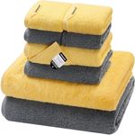 SEMAXE 8 Piece Towel Set, 2 Bath To