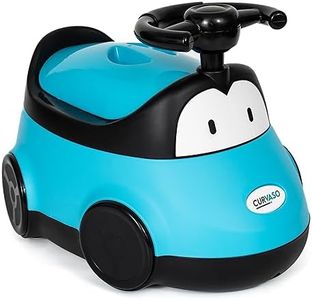 Curvaso Vasino per WC per bambini, design a forma di auto, portatile, per addestramento, vasino, sedia, orinatoio, vasino, vasino, blu