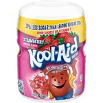 Kool Aid Powder Drink Mix - Strawberry Flavour - 35% Less Sugar, 538 Gram Tub