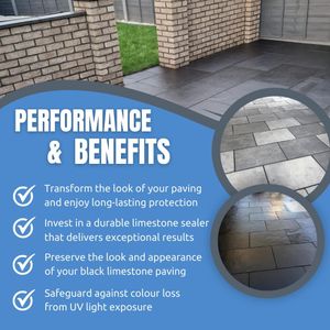 Smartseal Black Limestone Sealer 5L – Recolors & Protects Stone