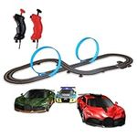 AGM MASETCH Slot Car Race Track Sets, Electric Boys Toys Race Car Track with 3 Officially Licensed Slot Cars, 2 Controllers, Lap Counter, Gifts for Kids Age 3 4 5 6 7 8-12