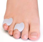 Reppkyh 12 Pieces Gel Toe Separators, Pinky Toe Spacers, Bunion Corrector, Restore Toes to Their Original Shape, Relief Overlapping Toe, Bunions, Corn and Blister