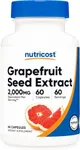 Nutricost Grapefruit Seed Extract 2,000mg, 60 Vegetarian Capsules - Gluten Free, Non-GMO