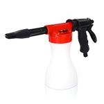 GALAXYER Snow Foam Gun Sprayer, 900ml Adjustable Car Cleaning Foam Lance, Garden Watering Tool Fit Universal Garden Hose, Foam Sprayer for Car House Washing Garden Watering