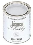 bianco Shabby® Grigio Pietra (Stone Grey) Water-Based Chalk Paint for All Surfaces – Extra Matt Finish (1 Litre)