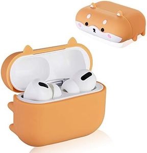 Jowhep Case for AirPod Pro 2019/Pro 2 Gen 2022 Cartoon Cute Silicone Cover with Keychain Funny Shockproof Soft Protective Skin for Air Pods Pro Girls Kids Shell Fun Cases for AirPods Pro Sleeping Dog