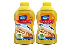 American Garden AG U.S. Mustard (Squeeze)- 227 grams |Pack of 2