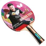 Butterfly Wood Wakaba Table Tennis Racket - 3 Ping Pong Models - ITTF Approved Ping Pong Paddle - Ping Pong Racket Attacks with Great Speed and Spin (Multicolour)