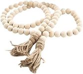 Farmhouse Beads 58in Wood Bead Garl