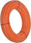 SharkBite 1/2 Inch x 300 Feet Orange PEX Pipe, Oxygen Barrier Flexible Water Tubing for Radiant Heating, U860O300