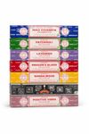 Satya Incense Gift Collection – Handcrafted Assorted Incense Sticks for Meditation, Relaxation & Yoga – 15 g Each (Pack of 7, Floral)