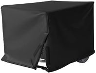 SHINESTAR Universal Generator Cover 26 x 20 x 20 inch - for 3000-5000 Watt Portable Generators, for Westinghouse, Champion, WEN, DuroMax and More, Heavy Duty Waterproof 600D Polyester, Black