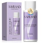 Saviland 60ML Acrylic Liquid: MMA-Free Monomer Non-Yellowing Monomer for Acrylic Nails for Acrylic Powder Nail Extensions Nail Carving Nail Brush Cleaner Home DIY Nail Art Manicure Gift for Women