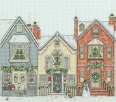 Bothy Threads Counted Cross Stitch Kit - Snowy Street