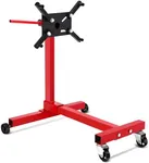 GarveeTech Engine Stand, 750 lbs (3/8 Ton) Rotating Motor Stand with 360° Adjustable Head & Lockable Casters, Heavy-Duty Steel Construction for Auto Repair, Vehicle Maintenance, DIY Projects