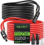 GearIT 10AWG Solar Extension Cable 