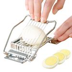 Egg Slicer for Boiled Eggs,Stainless Steel Egg Slicer for Hard Boiled Eggs Strawberry Banana Ham Multifunctional