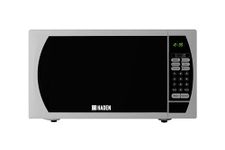 Haden Silver 20L Digital Microwave Oven - 800W, 9 Power Levels - Defrost & Express Functions​ - Compact Countertop Microwave Perfect for Small Kitchens