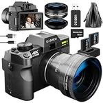 G-Anica Digital Cameras for Photography, 48MP&4K Video/Vlogging Camera for YouTube with WiFi, 60FPS Autofocus Travel Camera with Wide-Angle & Macro Lens