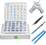 CHIPNEW IC Kit Learning +Repair Pro Edition 64-in-1 IC Assortment Kit: Logic Gates 74HCxx+CD40xx, 555Timers, LM358 Amplifiers, Transistors & More! with Cushioned Organizer & ESD Protection Gear