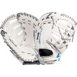 Easton | Ghost NX Fastpitch Softball First Base Mitt | 13" | Single Post w/X Lacing Web | Right Hand Throw