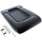 EcoAuto Center Console Lid Replacement Kit for 99-07 Silverado, Avalanche, Suburban, Sierra, Yukon - Replaces OEM 19127364, 19127365, 19127366 (Dark Gray)