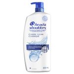 Head & Shoulders Classic Clean Shampoo, 835ML White and Blue ,1