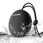 Monster Bluetooth Speaker, IPX8 Shower Speaker Waterproof, Bluetooth 5.4 with Loud HD Sound and Robust Bass, Extra Long Playtime Punchy, for Home, Beaches Portable Wireless Outdoor Speakers