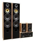 TAGA HARMONY TAV-606 20-100W 5.0 Channel Wired Speaker Systems - Black