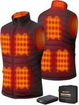 Topdot Men's Heated Vest with 7.4V