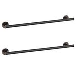 Cilee 2 Pieces Oil Rubbed Bronze Towel Bar Set, Hand Towel Holder Bathroom Hardware Set,24 Inch Towel Racks for Bathroom,Stainless Steel Wall Mount