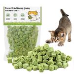 Cat Grass Treats for Cat, 60g Natural Dried Snacks for Cats, Edible Cat Chew Toys, Kitten Treats for Cleaning Teeth Remove Hair Ball