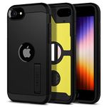 Spigen iPhone SE 2022 Case, Designed for iPhone SE Case 2022, iPhone SE 2020 Case Tough Armor - Gunmetal