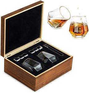 Vaso De Whisky De Cristal Y Piedras, Juego de Regalos Para Hombres Personalizado Con Caja, Vaso De Roca Para Ron, Vino, Vodka, Ginebra, Aniversario De Bodas, Cumpleaños