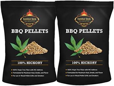 Lumber Jack100 Percent Hickory BBQ Grilling Pellets 40 LB Bag